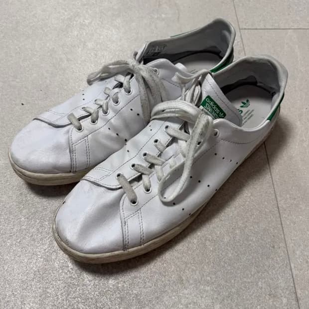 (300) 아디다스 스탠스미스 데콘 클라우드 화이트 그린