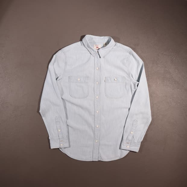 리바이스 데님 스트라이프 셔츠