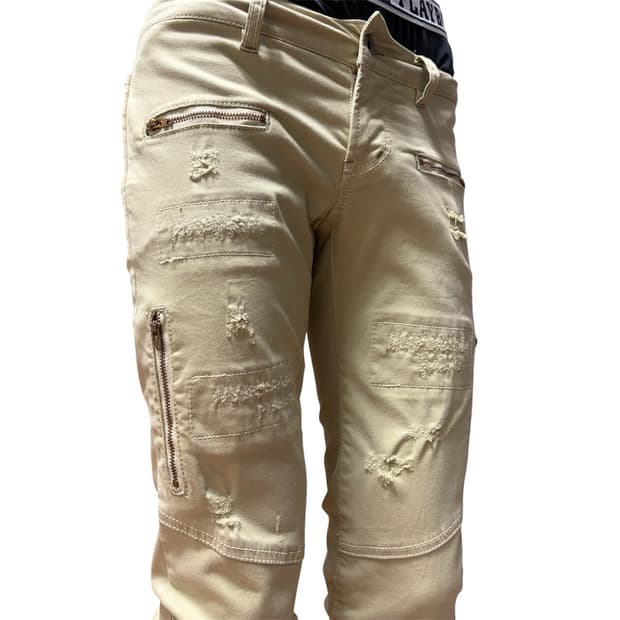 5351 pour les femmes distressed pants