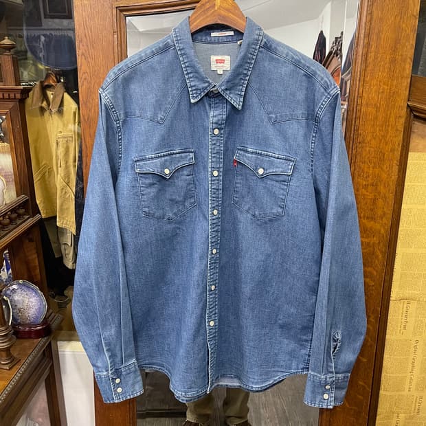 리바이스 데님 웨스턴 셔츠