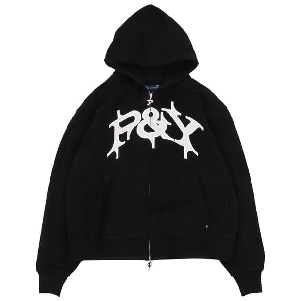 punkandyo zip hoodie 후드집업 블랙