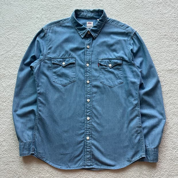 리바이스 데님셔츠 웨스턴셔츠