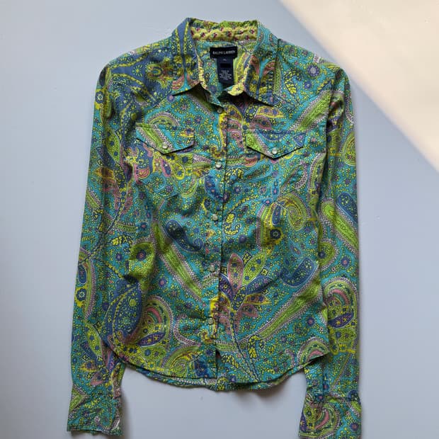 POLO RALPH LAUREN Paisley Shirt 0355