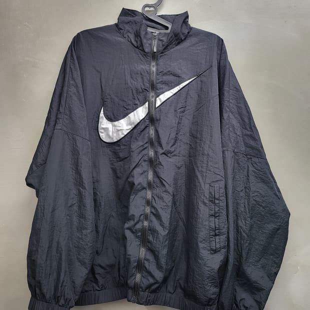 나이키 블랙 바람막이 점퍼 2xl 가슴70기장67