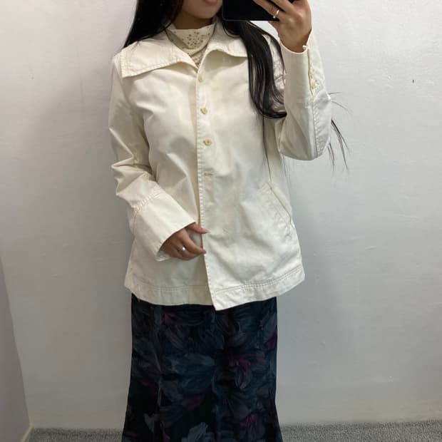 아이보리 자켓 