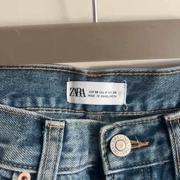 (새상품)ZARA 데님 청바지 EUR 36 스트레이트