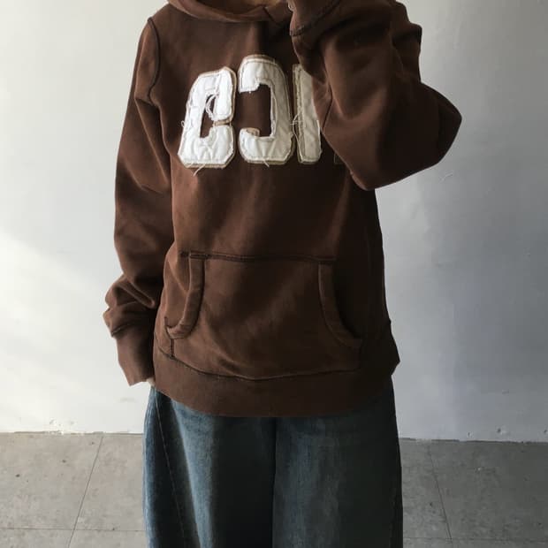 홀리스터 빅로고 후드티