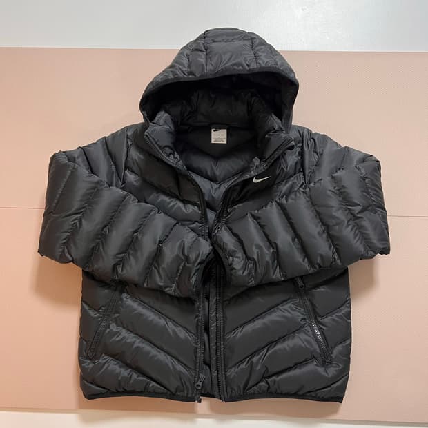 나이키 THERMA-FIT 경량패딩 블랙 L