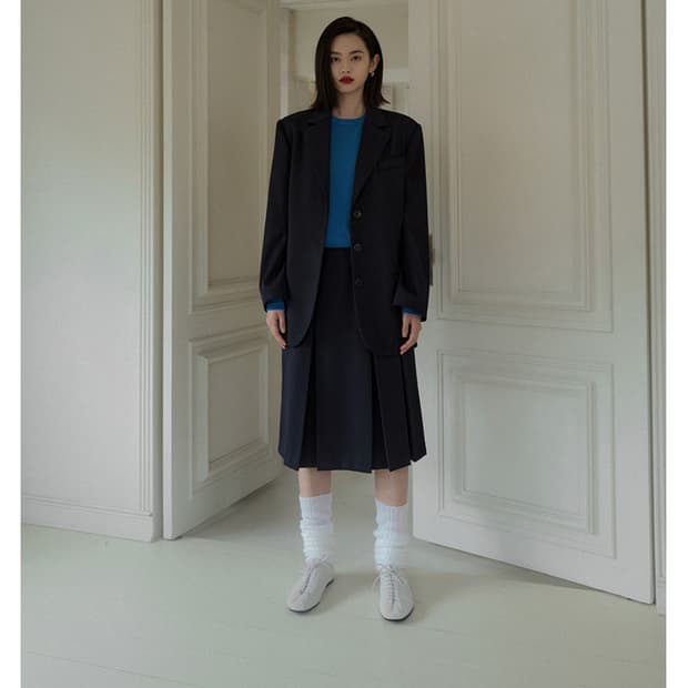 오버듀플레어 WOOL SINGLE JACKET