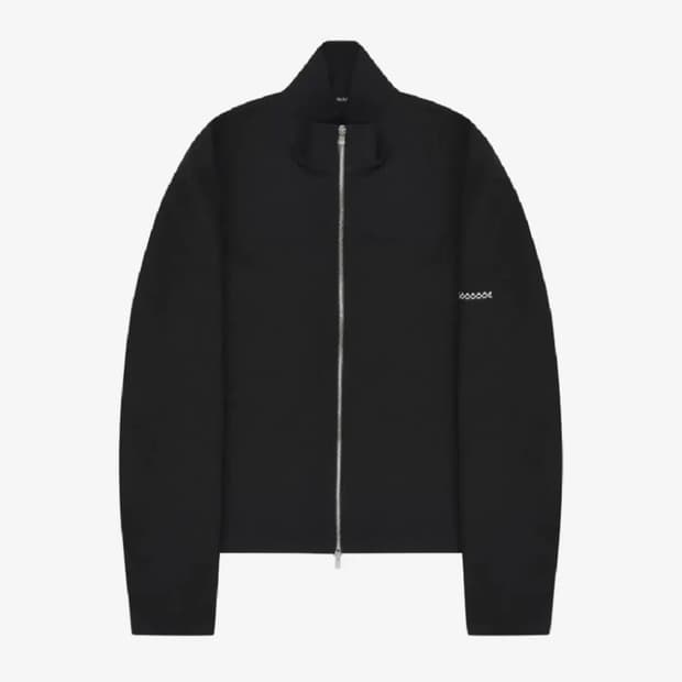 L 준느 J44 미니멀 풀 집업 트윌 블랙 미시착 새제품 판매