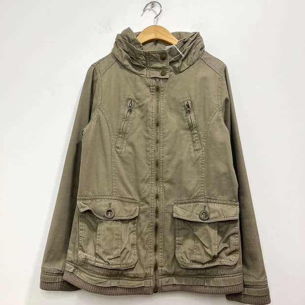 일본 빈티지 금속단추 포켓 집업 자켓