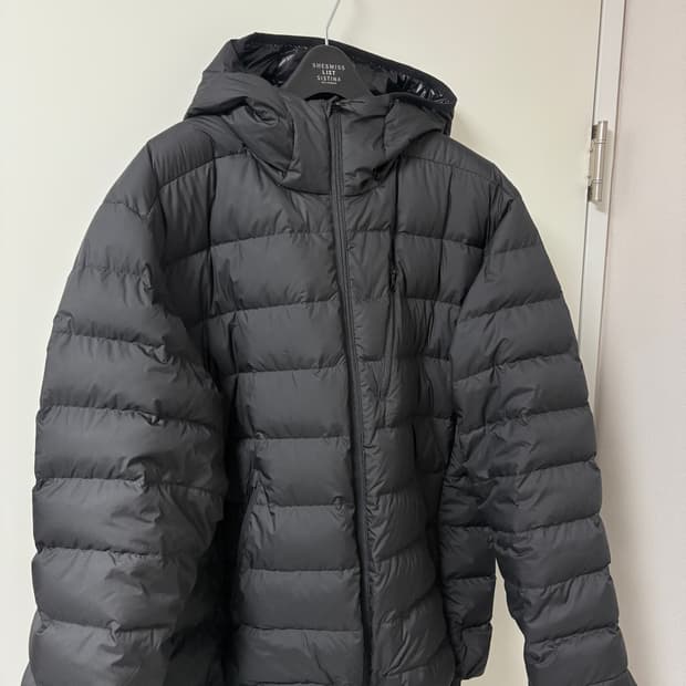 무신사스탠다드 무탠다드 시티 레저 라이트 다운 경량패딩 블랙 XL