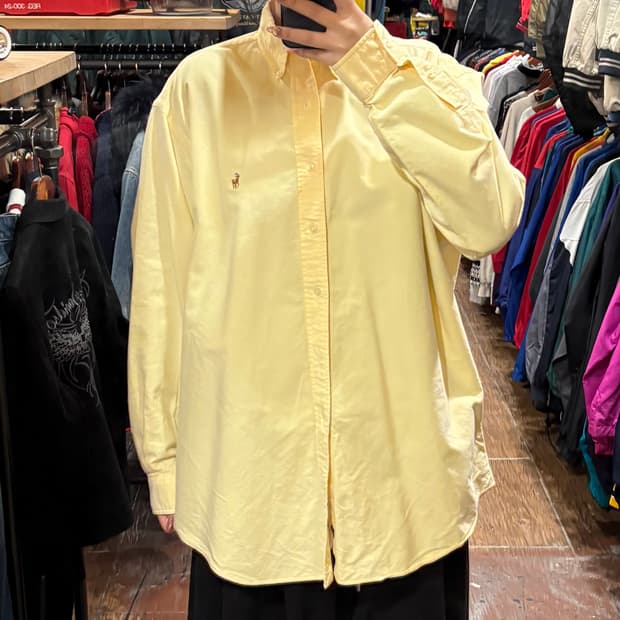 [HI] Polo 폴로 긴팔 셔츠 얠로우