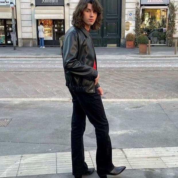 새상품) 리바이스 517 프리미엄 블랙 워시드 데님 34