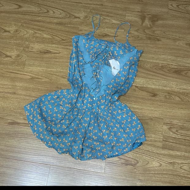 빈티지 핑키앤다이안 점프수트 리본 로걀 히메갸루 코케트 발레코어 고딕