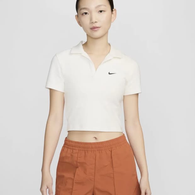 나이키 에센셜 반소매 폴로 탑 S
