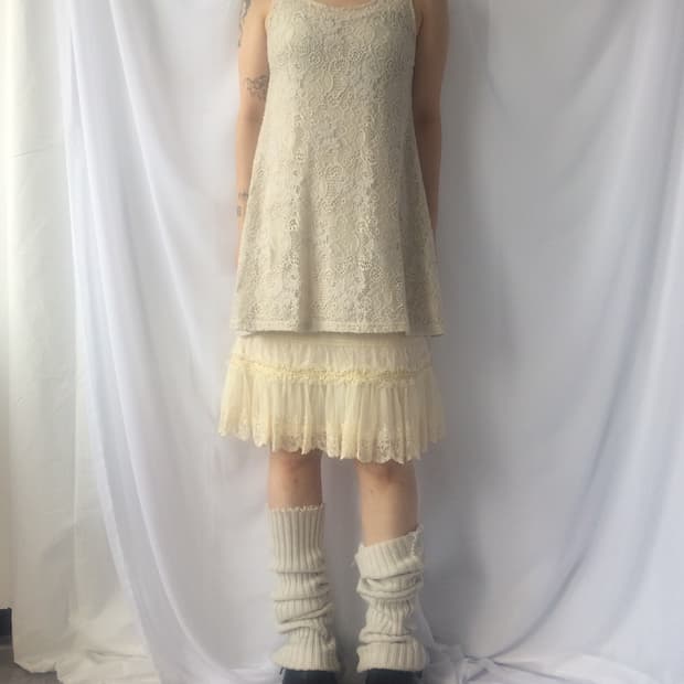 Pattern point crochet sleeveless