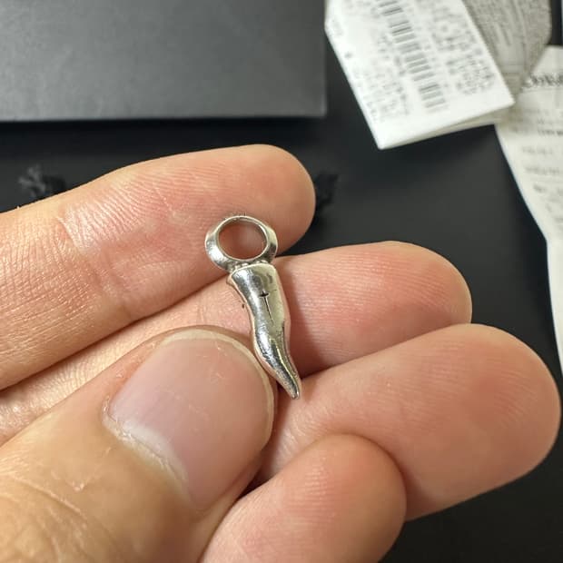 크롬하츠 코르니첼로 스몰 Cornicello 펜던트 참