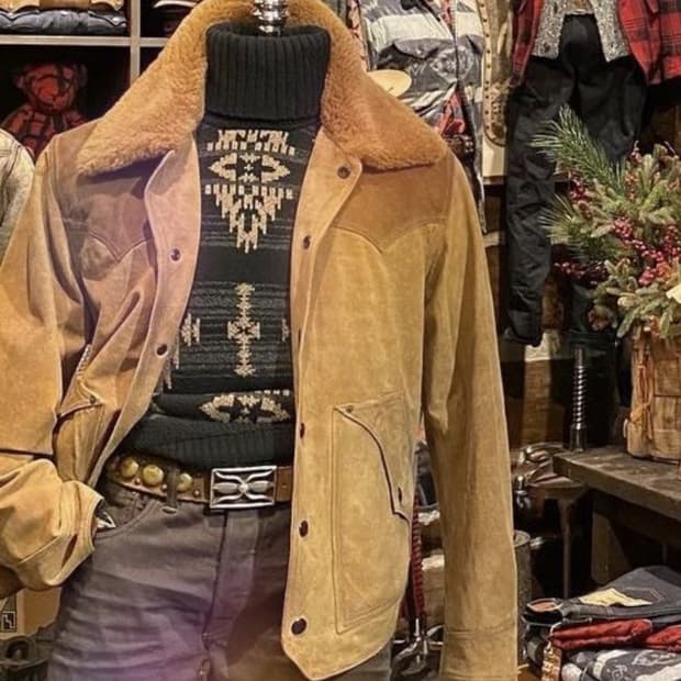 새상품 rrl 시어링 코트 m