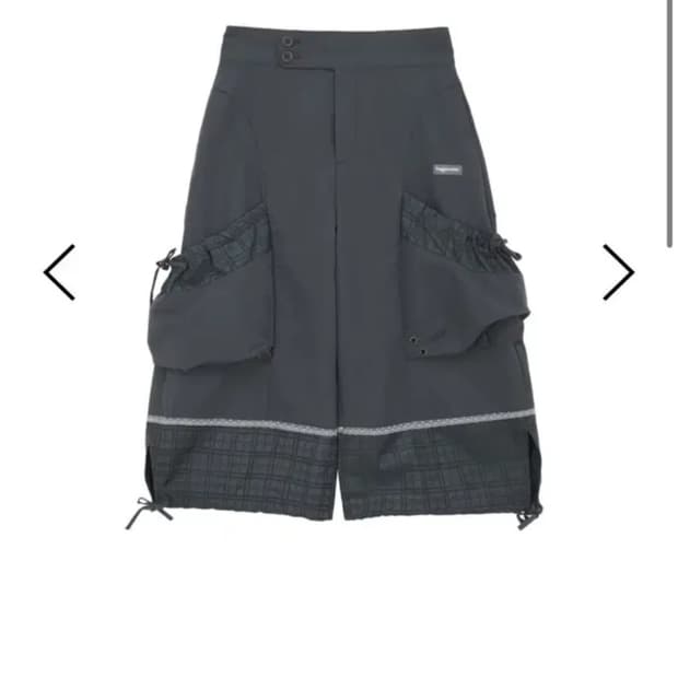 허그유어스킨 Check bermuda pants (새상품,택0)