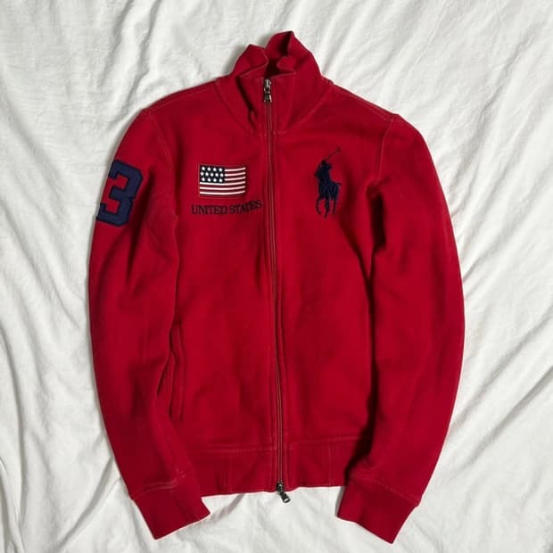 폴로 빅포니 성조기 져지