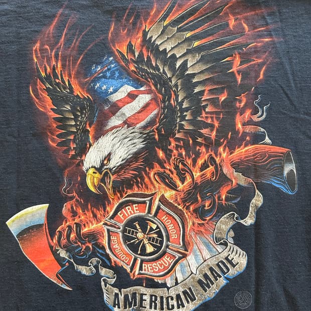 'American Made' Fire & Rescue AOP Tee