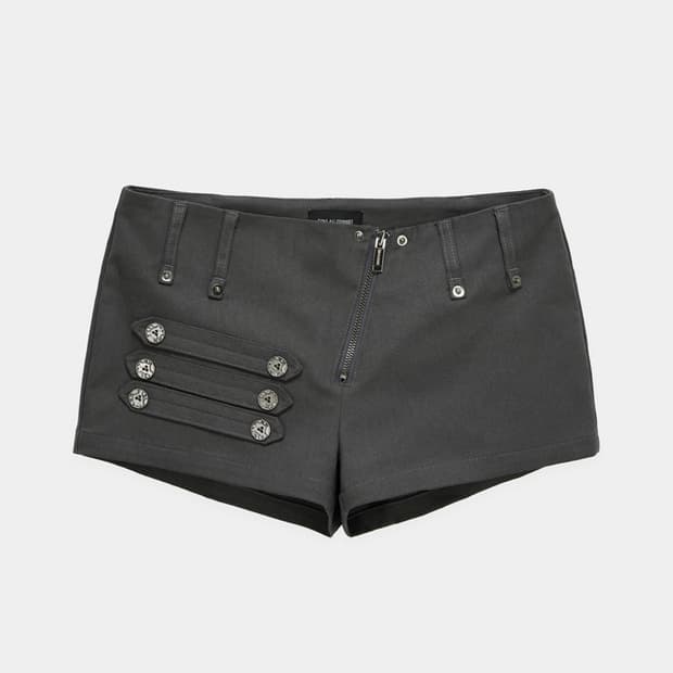 Napoleon Diagonal zipper short pants