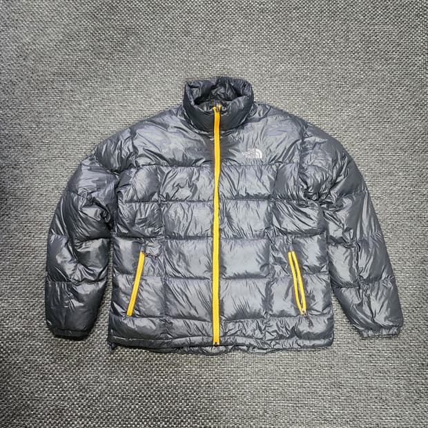 노스페이스 그레이 경량 패딩 100 L사이즈