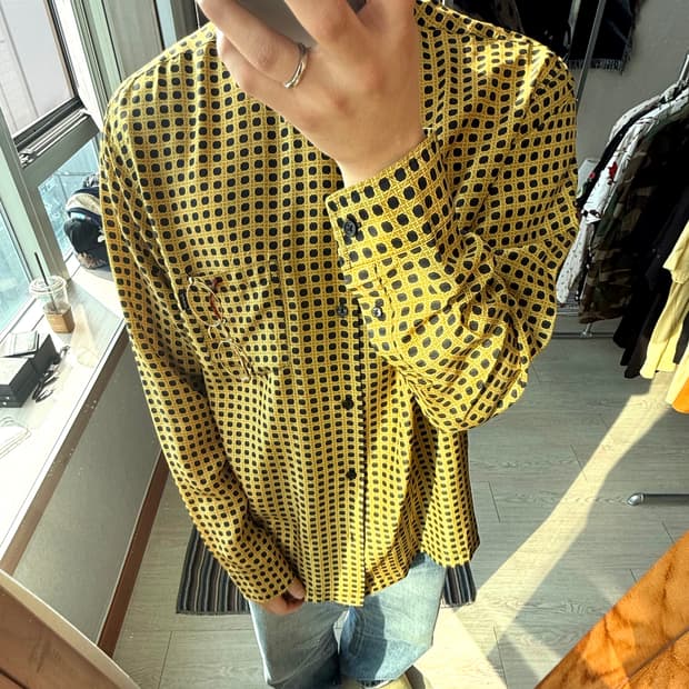 슈프림 케인 실크 셔츠