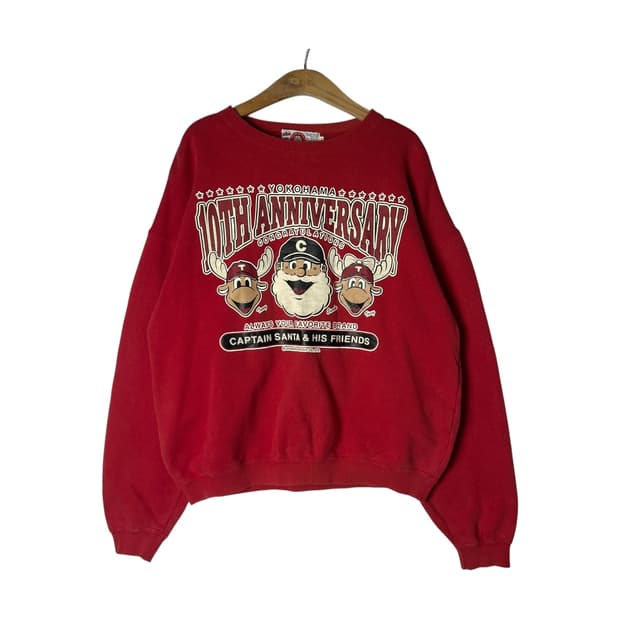 [CAPTAIN SANTA] 캡틴산타 프렌즈 프린팅 맨투맨