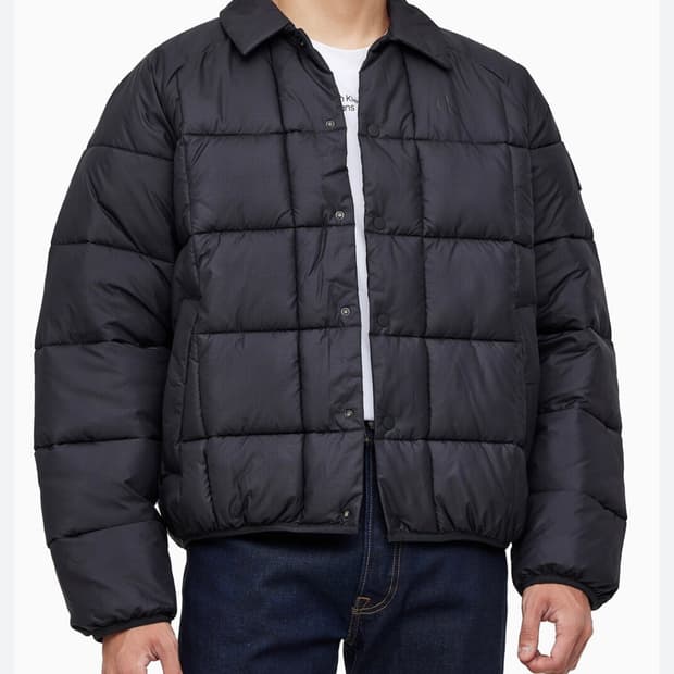 캘빈클라인진 에센셜 패디드 오버셔츠(s)