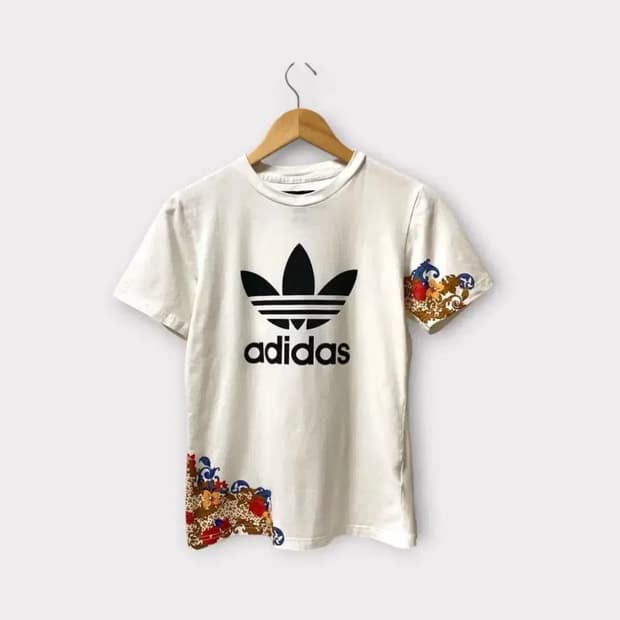 아디다스 X HER Studio London 플라워 반팔티 S