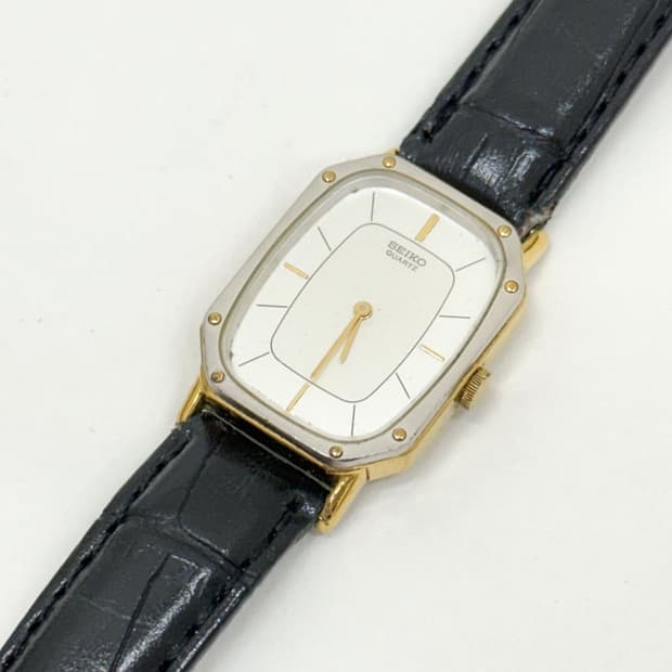 seiko / 세이코 콤비 옥타곤 팔라듐 쿼츠 시계 (하이엔드 무브먼트)