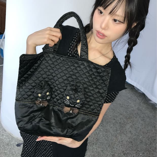 블랙 야옹이가 둘이나! 가방