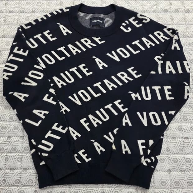 쟈딕앤볼테르 여성 블랙 니트 ~55