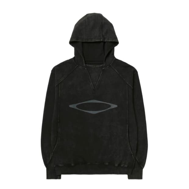 미스치프 블리치드 풀오버 후드 블랙 L