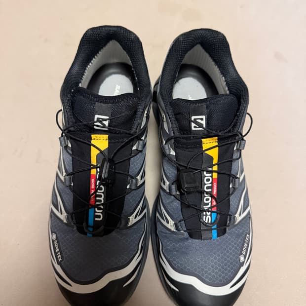 살로몬 XT-6 고어텍스 블랙 에보니 255
