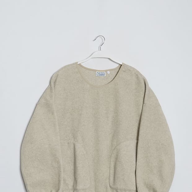 DISCUS Oversized Fleece Pullover