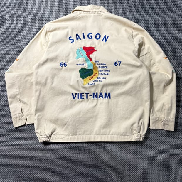 밀리터리 베트남 수베니어 자켓
