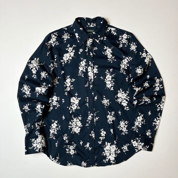 로렌 랄프로렌 플로럴 웨스턴 블라우스 PN8679