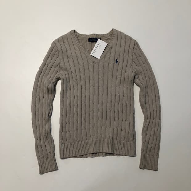 폴로랄프로렌 꽈배기 니트