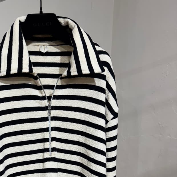 Arket) quarter zip thin fleece Jumper