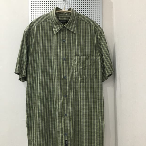 DKNY 빈티지 반팔체크셔츠