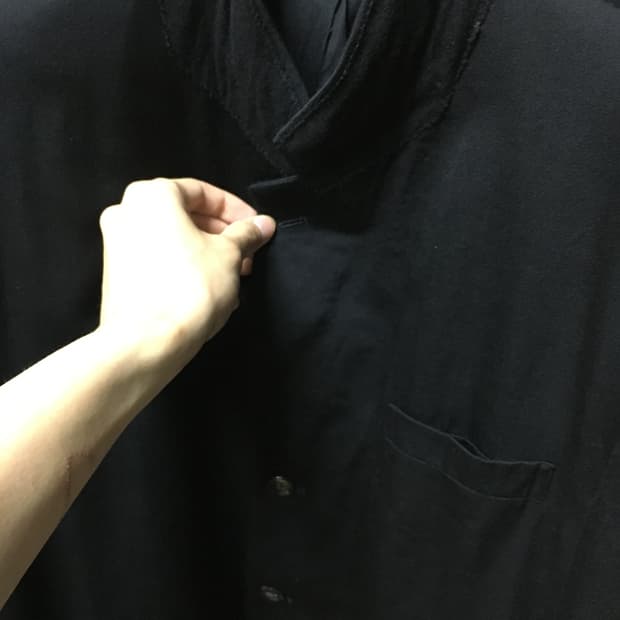 꼼데가르송 옴므 3버튼 큐프라 자켓