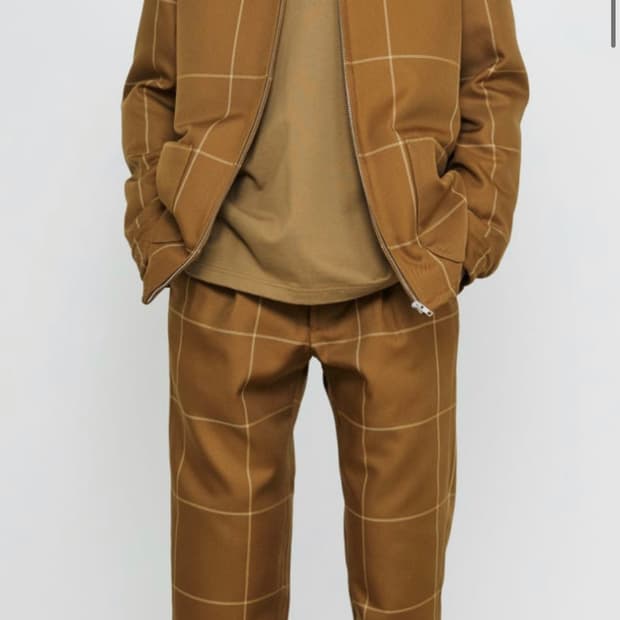 Graphpaper 남성 체크 자켓 사이즈 1 GM193-30055