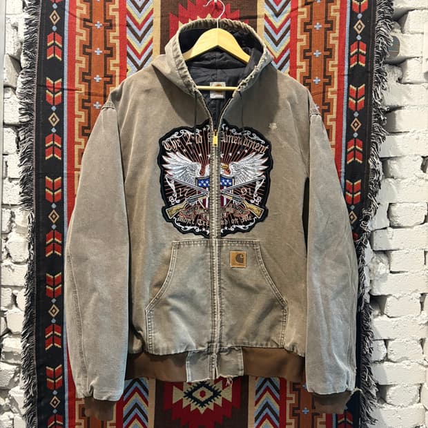 칼하트 J140 커스텀 엑티브 후드 워크자켓