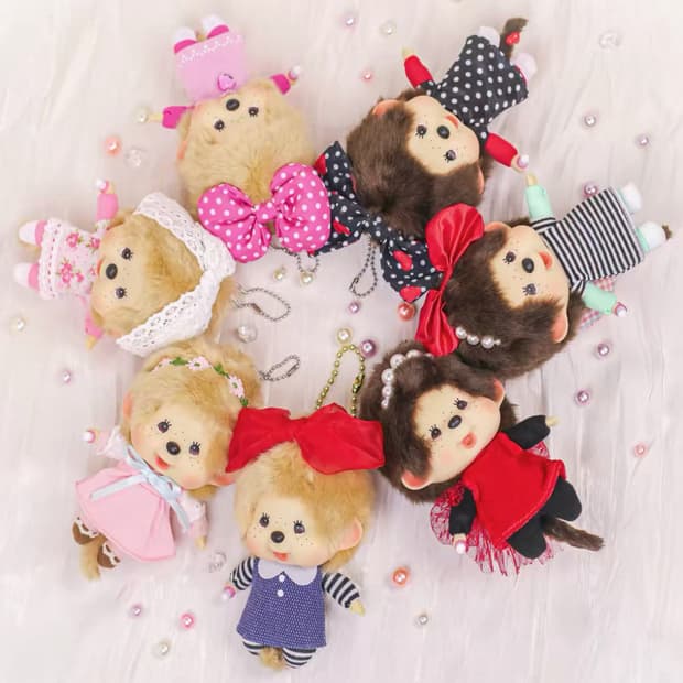 홍콩 한정판 빅헤드 몬치치 키링