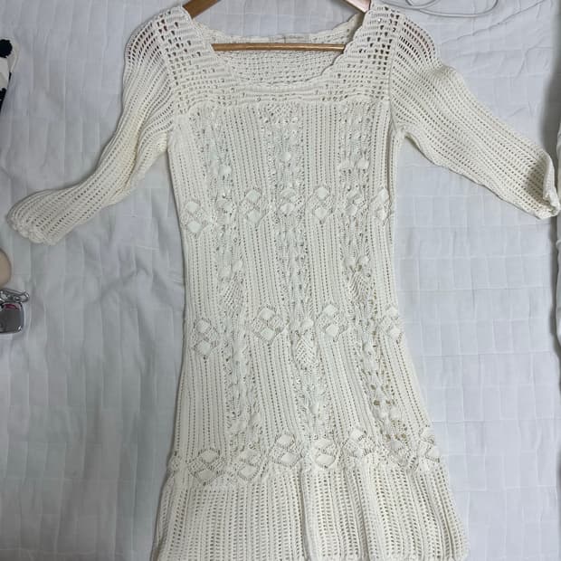 뜨개 원피스 니트 크로셰