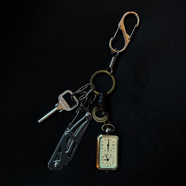 Vintage keyring (timeless) 
