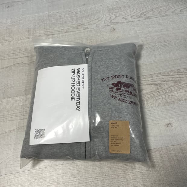 컬렉트피시스 후드집업 그레이 s 새상품